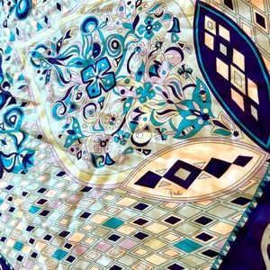 Emilio Pucci Very Large, Long Silk Scarf